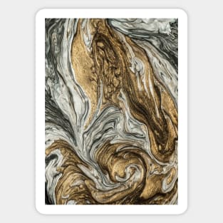 glamour 004 liquid brown colors Sticker